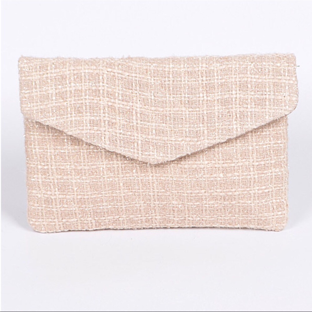 IVORY ENVELOPE CLUTCH